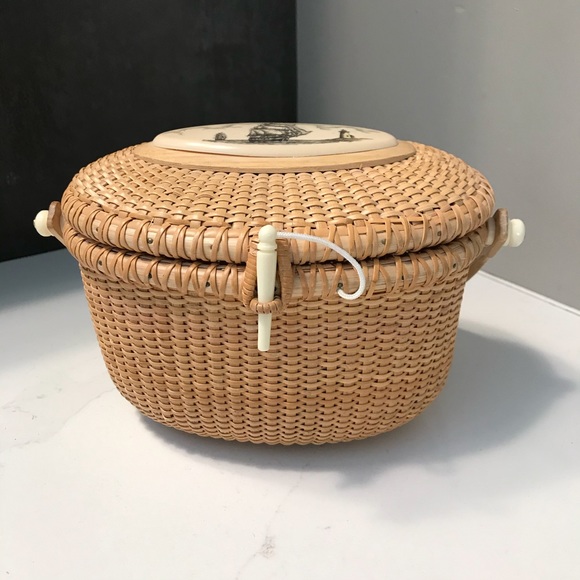 Handbags - “Nantucket” Inspired Basket with Handle